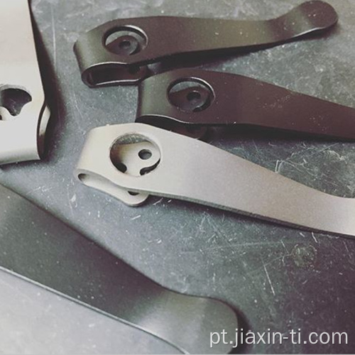 Titanium Knife Pocket Clip ferramenta EDC de alta resistência